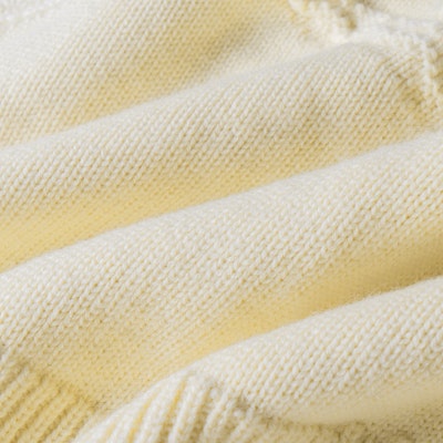 (W) 셀린느 솔리드 컬러 크루넥 풀오버 스웨터 - 오프화이트. 2AD09305T-01OW 1