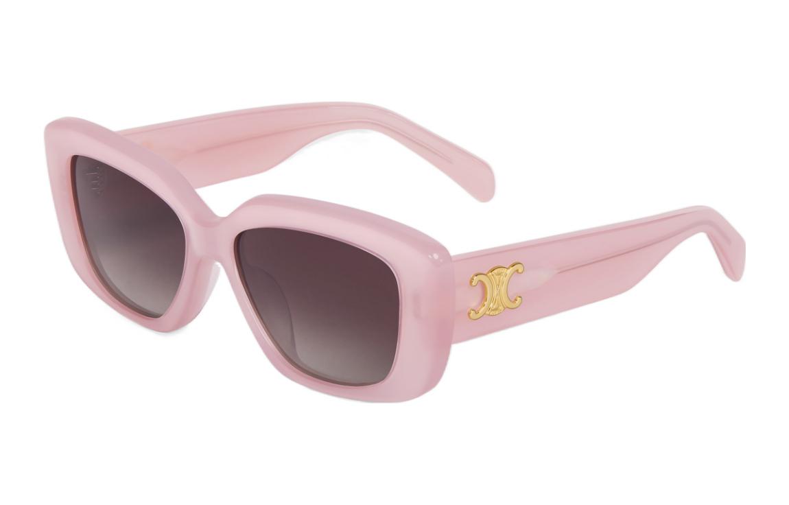 (Women) CELINE  Square Acetate Sunglasses in Ivory Rose 4S216CPLB-25RO 圖 2