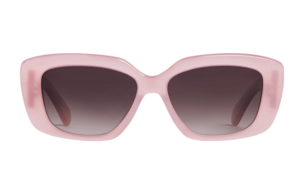 (Women) CELINE  Square Acetate Sunglasses in Ivory Rose 4S216CPLB-25RO 圖 3