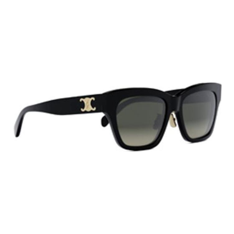 (Women) CELINE  Square Logo Design Sunglasses - Black CL40253F5501F 圖 3