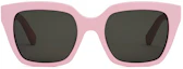 Lookbook (W) 셀린느 사각 선글라스 - 스타일리시하고 캐주얼한 다용도 아이웨어. CL40198F-74A
