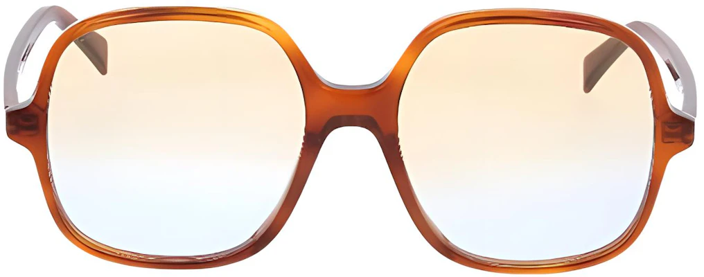 (Women) CELINE Square Sunglasses with Letter Logo - Brown. CL40244U Buy (Women) CELINE Square Sunglasses with Letter Logo - Brown. CL40244U