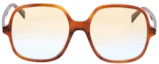 Order (Women) CELINE Square Sunglasses with Letter Logo - Brown. CL40244U