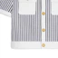 Details for (Women) CELINE SS23 Striped Pocket Jacket - Blue 2V84O063V-01NQ