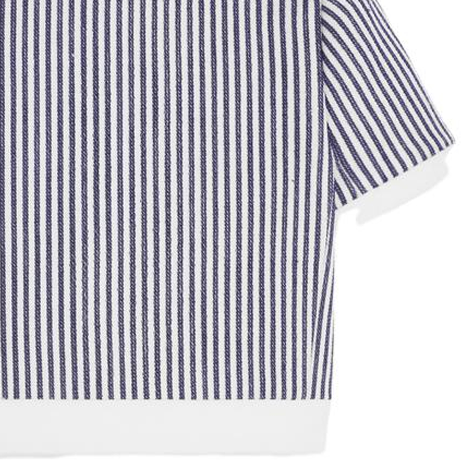 Cheap (W) CELINE SS23 Jaket Berpoket Bergaris - Biru 2V84O063V-01NQ