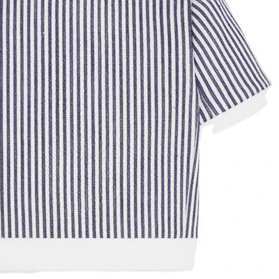 (Women) CELINE SS23 Striped Pocket Jacket - Blue 2V84O063V-01NQ Cheap (Women) CELINE SS23 Striped Pocket Jacket - Blue 2V84O063V-01NQ