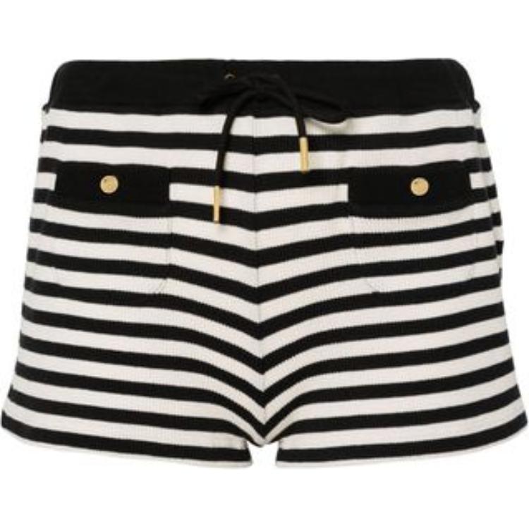 Order (Women) CELINE  Striped Drawstring Casual Shorts Multicolor. 2Z530136K-38AW