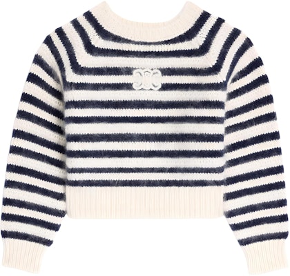 (Women) CELINE Striped Loose Round Neck Knit Sweater Multicolor. 2AM5A743X-01MA Buy (Women) CELINE Striped Loose Round Neck Knit Sweater Multicolor. 2AM5A743X-01MA