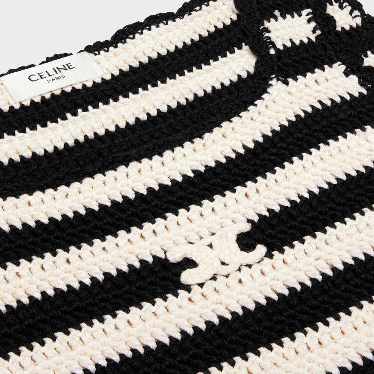 Shop (W) CELINE 條紋無袖套頭連衣裙 米色 2AE5K720X-38EC