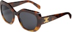 Order (Women) CELINE Tortoiseshell Square Sunglasses with Metal Triomphe Logo. 4S226CPLB19RH