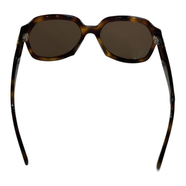 (Women) CELINE  Tortoiseshell Square Sunglasses with Engraved Temples. CL40189F5853E 圖 3