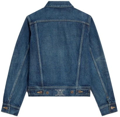 (W) CELINE 水洗牛仔外套 藍色 單排扣 長袖 2Q700107P-08DL Lookbook (W) CELINE 水洗牛仔外套 藍色 單排扣 長袖 2Q700107P-08DL