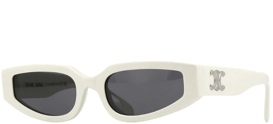 women-celine-white-irregular-shape-acetate-logo-sunglasses-cl-40269-u25-a