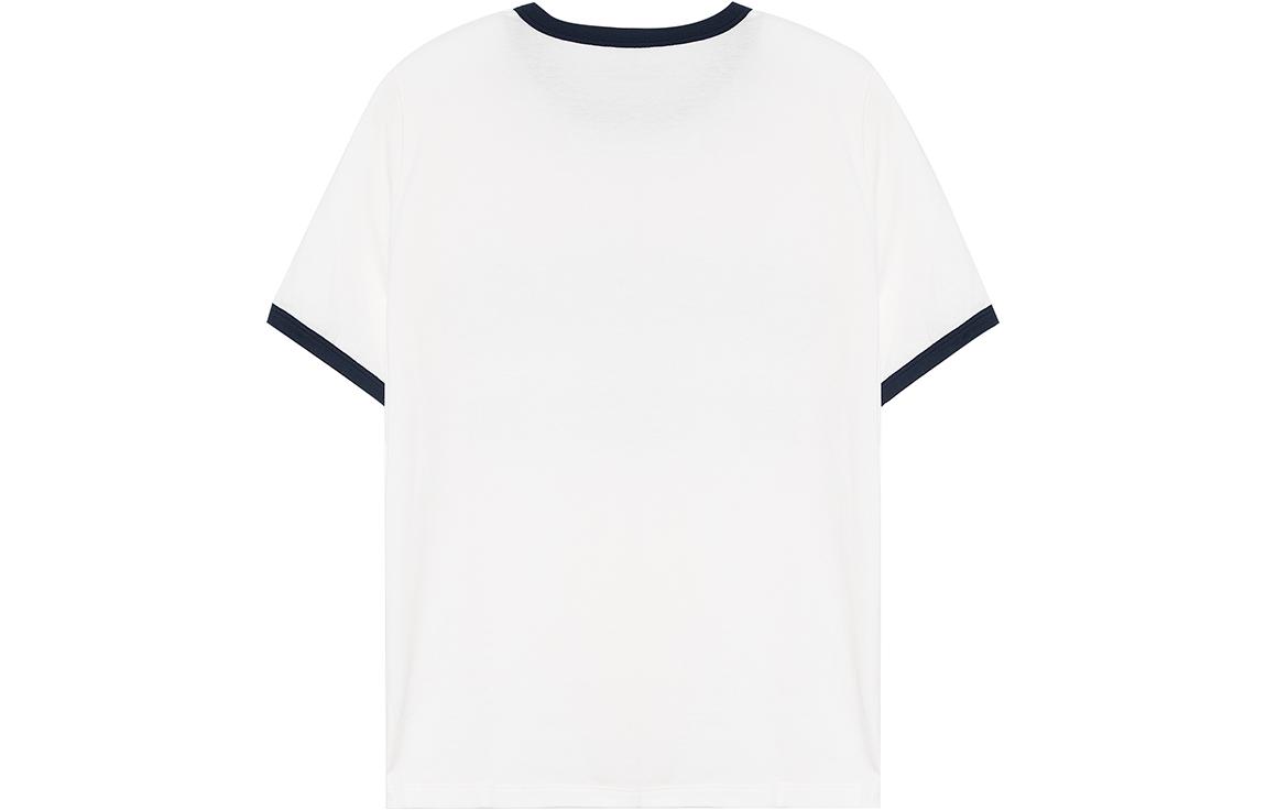 Lookbook (W) Camiseta Blanca CELINE con Estampado de Letras Cuello Redondo SS23. 2X774671Q01MA