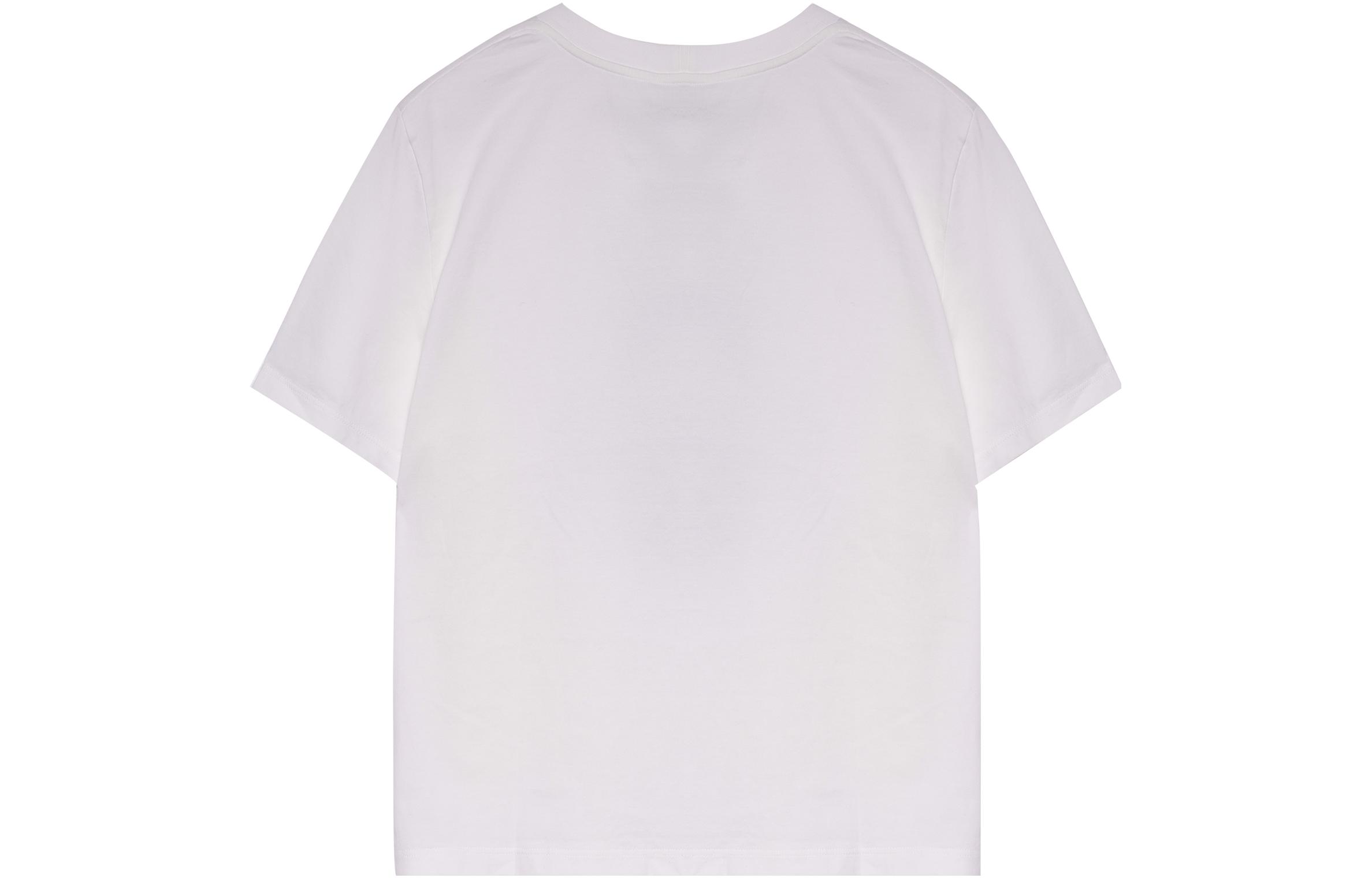 Lookbook (W) CELINE Kaos Crewneck Putih Letter Print SS22 Regular Fit. 2X897671Q-01EE