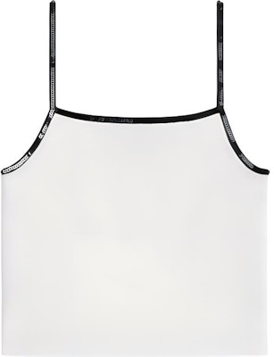 (W) CELINE Camiseta Tirantes Cuello Cuadrado Blanca con Logo y Lentejuelas Bordadas. 2X53F671Q-01OB Lookbook (W) CELINE Camiseta Tirantes Cuello Cuadrado Blanca con Logo y Lentejuelas Bordadas. 2X53F671Q-01OB