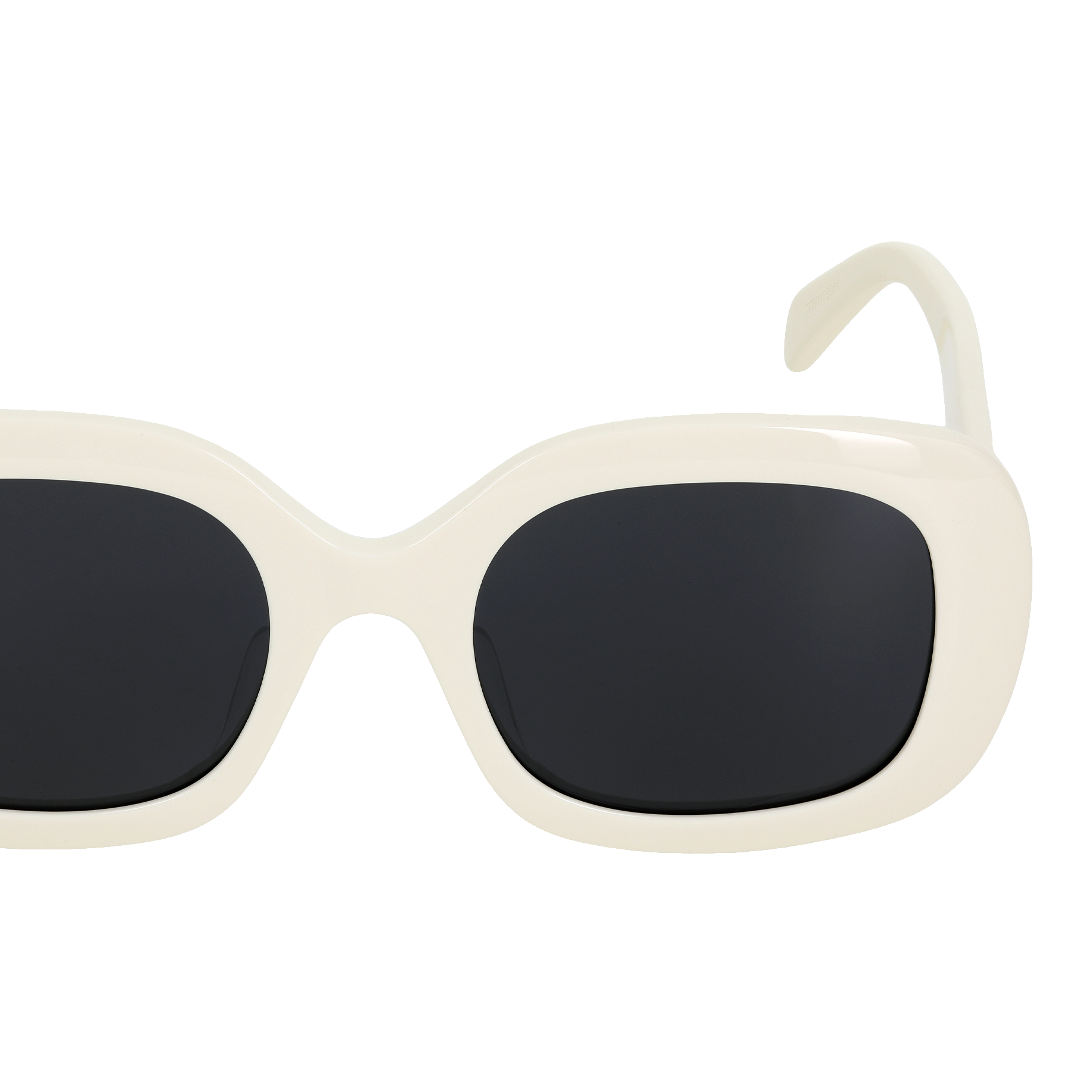 (Women) CELINE  White Rectangular Acetate Sunglasses with Pattern Design. CL40262U25A 圖 5