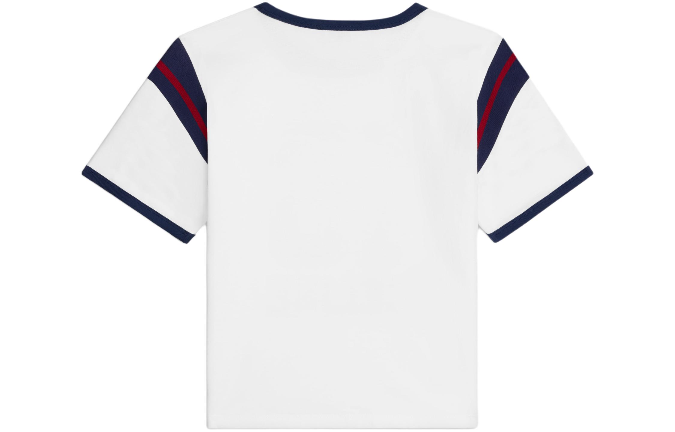 (Women) CELINE  White Short-Sleeve Loose Fit Crewneck T-Shirt 2X87J671Q-01JN 圖 3