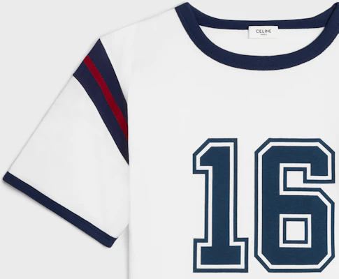 (W) CELINE Kaos Putih Lengan Pendek Loose Fit Crewneck 2X87J671Q-01JN Details for (W) CELINE Kaos Putih Lengan Pendek Loose Fit Crewneck 2X87J671Q-01JN