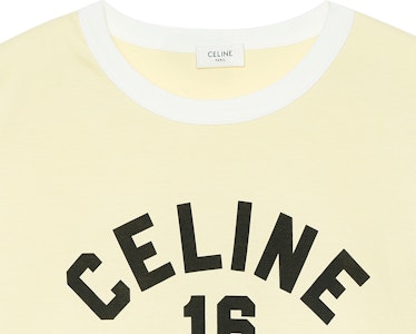 (W) CELINE 黄标印花短袖圆领T恤 SS22 2X97A671Q-11PK 3