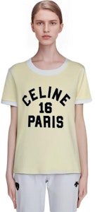 (W) CELINE 黄标印花短袖圆领T恤 SS22 2X97A671Q-11PK Purchase (W) CELINE 黄标印花短袖圆领T恤 SS22 2X97A671Q-11PK