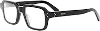 Buy (W) CELINE 女士黑色醋酸材质矩形光学眼镜 CL50144U001