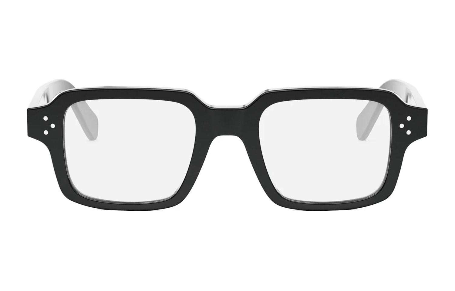 (Women) CELINE Acetate Rectangular Optical Glasses for Women - Black CL50144U001 圖 3