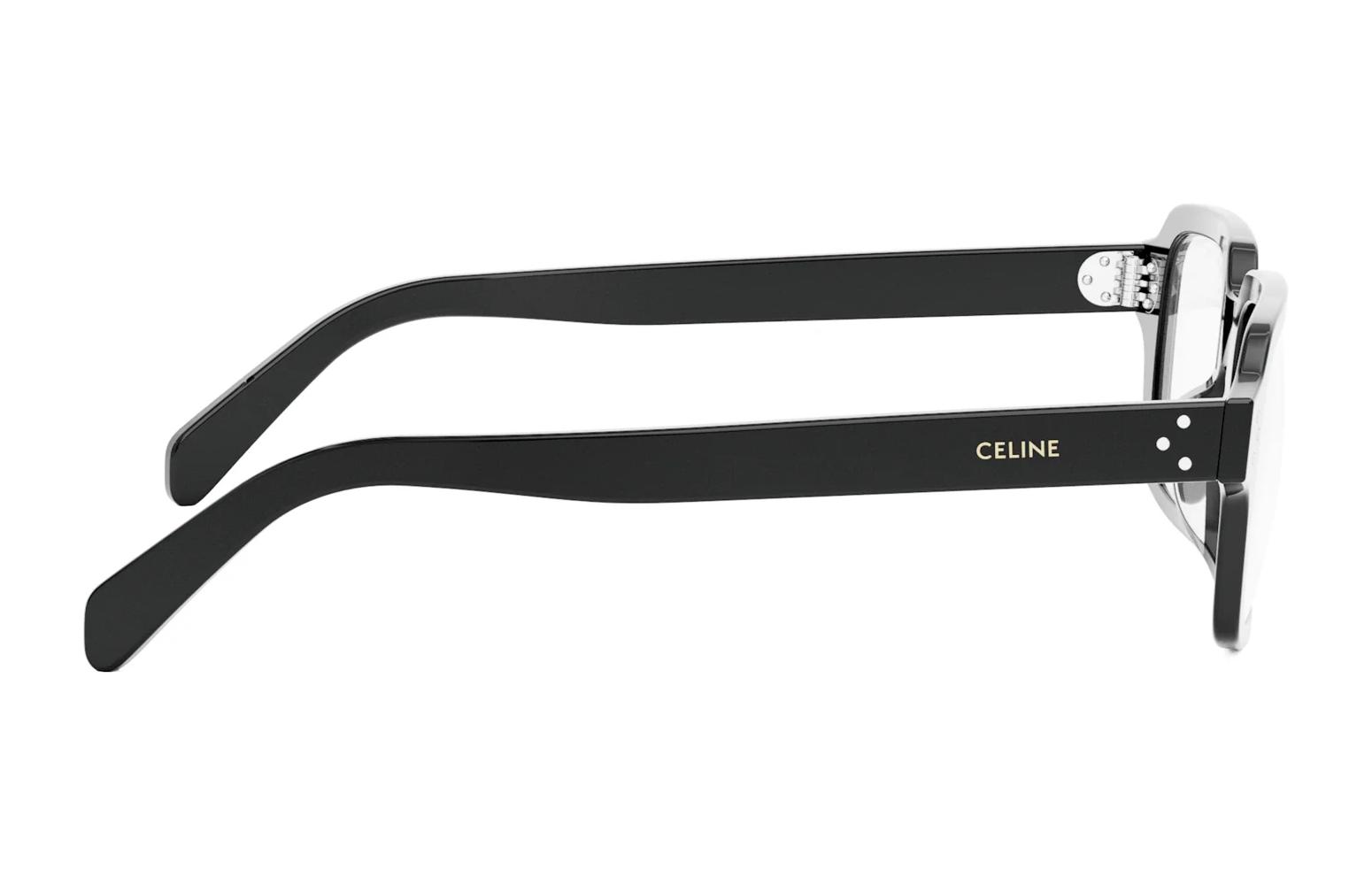 (Women) CELINE Acetate Rectangular Optical Glasses for Women - Black CL50144U001 圖 4