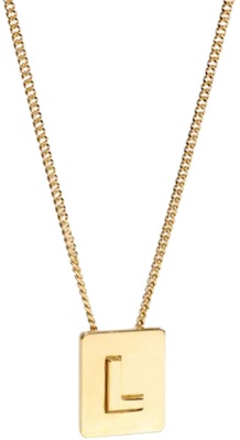 (W) CELINE 字母黄铜项链 女士 - 金色. 46N0L6BRA-35OR Order (W) CELINE 字母黄铜项链 女士 - 金色. 46N0L6BRA-35OR