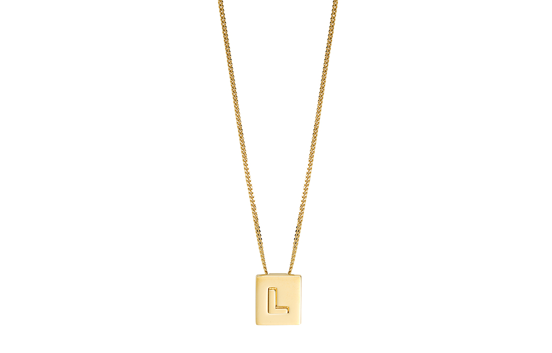 Shop (W) CELINE Kalung Huruf Wanita - Emas. 46N0L6BRA-35OR