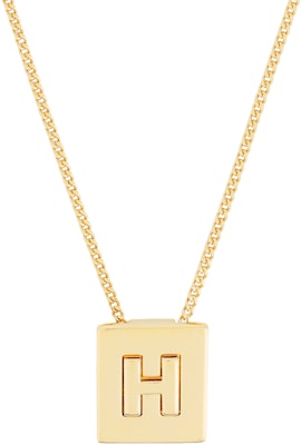 (W) CELINE 字母H吊墜項鍊 鍍金黃銅飾品 46N0H6BRA-35OR Buy (W) CELINE 字母H吊墜項鍊 鍍金黃銅飾品 46N0H6BRA-35OR