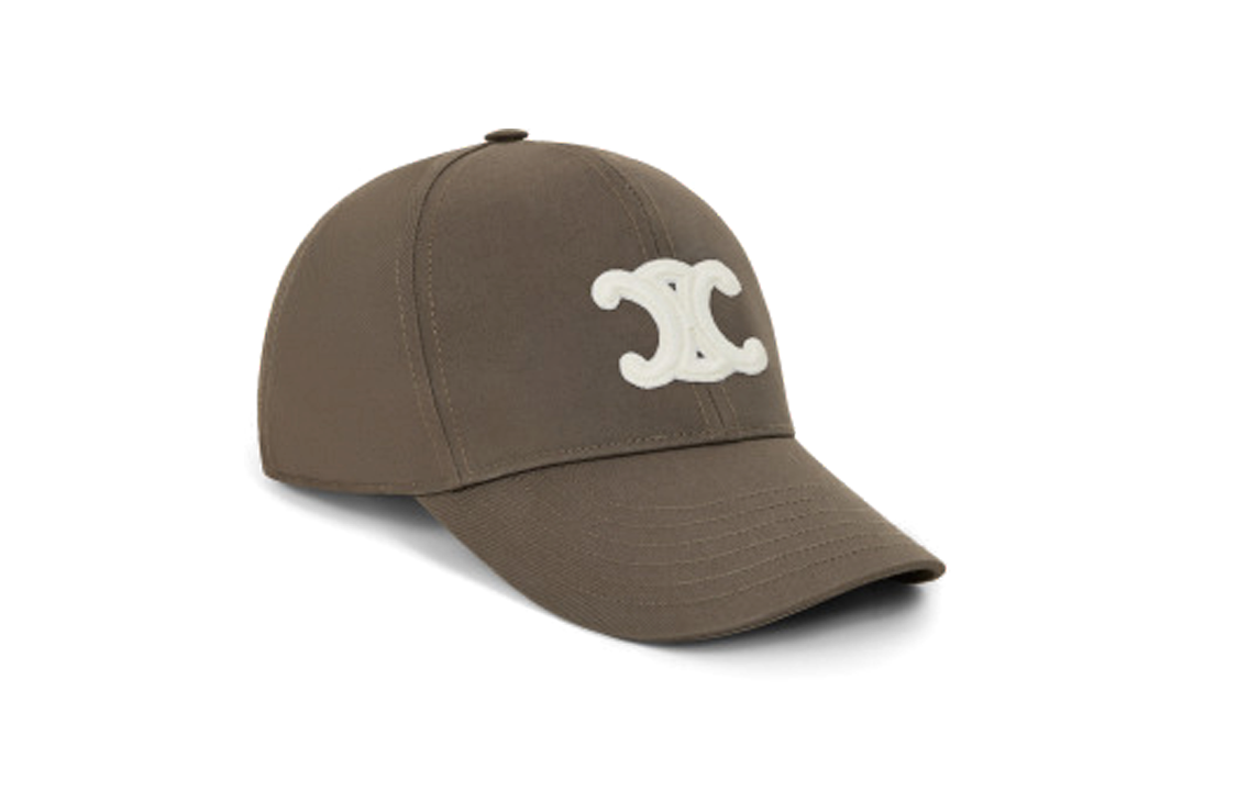 Order (W) CELINE 字母標誌棉質棒球帽 咖啡棕色 2AUT6969P.18DT