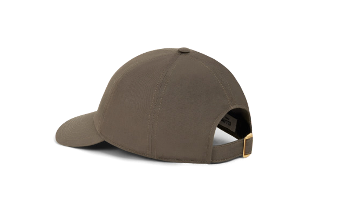 Purchase (W) CELINE 字母標誌棉質棒球帽 咖啡棕色 2AUT6969P.18DT