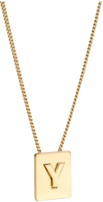 (W) Kalung Liontin Alphabet CELINE Emas Kuning Perhiasan. CONF-46N0Y6BRA-35OR Lookbook (W) Kalung Liontin Alphabet CELINE Emas Kuning Perhiasan. CONF-46N0Y6BRA-35OR