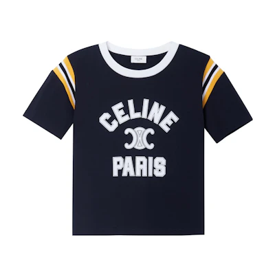 (Women) CELINE Alphabet Print SS23 T-Shirt Black 2X99C671Q-38WL