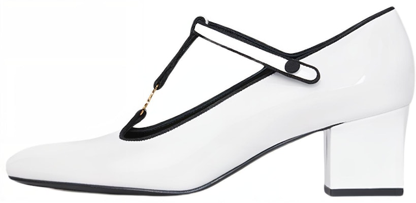 (W) セリーヌ バブーシュ Tストラップ パンプス (ホワイト) 333893321C.01BC Buy (W) セリーヌ バブーシュ Tストラップ パンプス (ホワイト) 333893321C.01BC