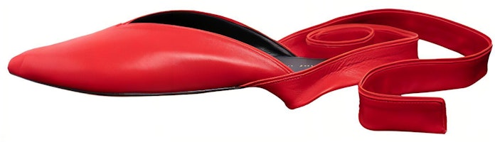 (Women) CELINE Ballerina Flat 'Red Pointed Toe' 321883LSV.27BR (Women) CELINE Ballerina Flat 'Red Pointed Toe' 321883LSV.27BR
