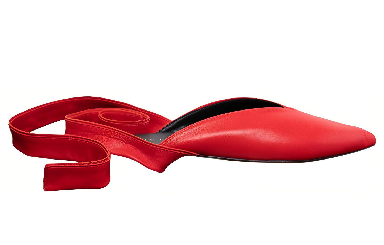 Order (W) CELINE Bailarina Plana 'Punta Roja' 321883LSV.27BR