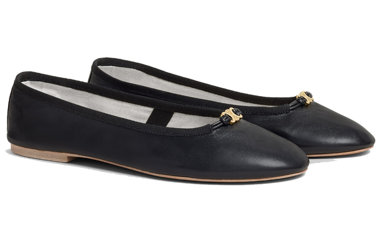(W) CELINE Ballerina Flats 'Black' 圖 3
