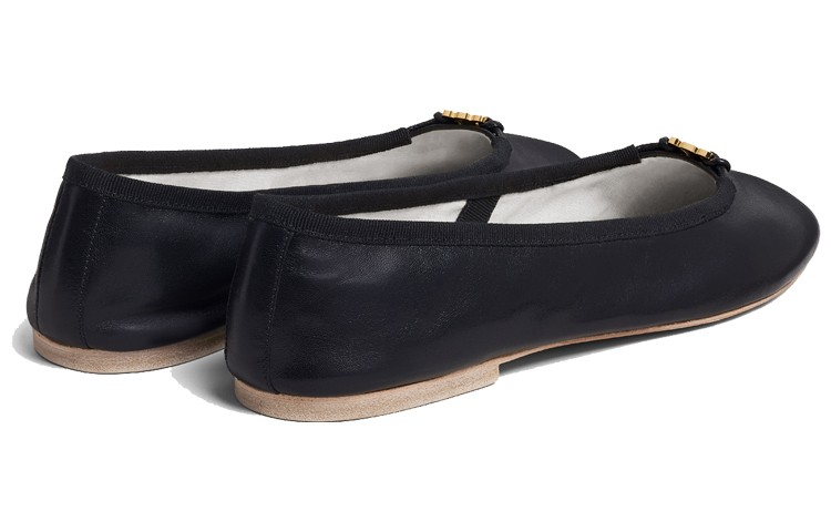 (W) CELINE Ballerina Flats 'Black' 圖 4