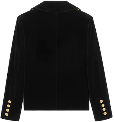 (W) Celine 黑色雙排扣休閒外套 2V27P933C-38NO Lookbook (W) Celine 黑色雙排扣休閒外套 2V27P933C-38NO