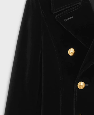 (W) Celine 黑色雙排扣休閒外套 2V27P933C-38NO Sizing (W) Celine 黑色雙排扣休閒外套 2V27P933C-38NO