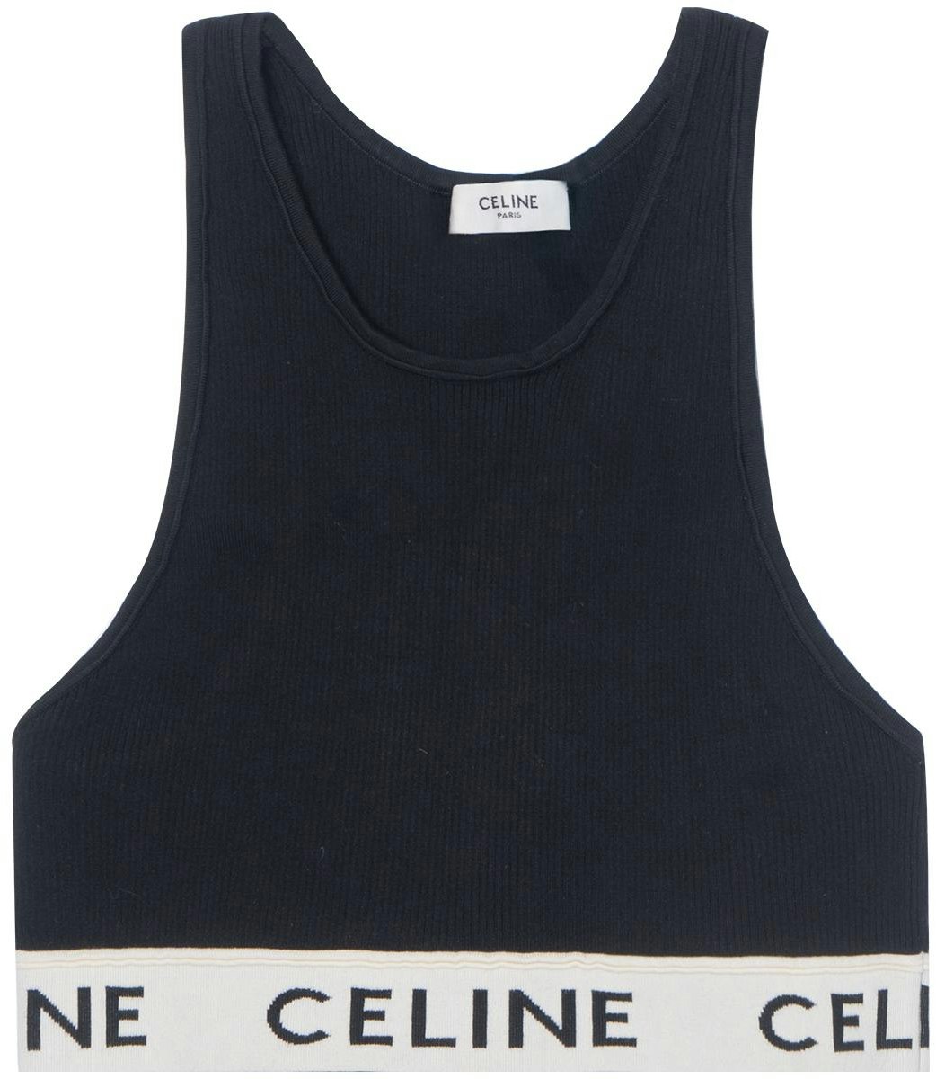 women-celine-black-knitted-tank-top-with-round-neck-and-logo-design-2-a68-l372-n-38-cr