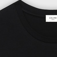 (W) CELINE Kaos Pendek Santai Hitam dengan Logo Print 2X314916G-38AW Details for (W) CELINE Kaos Pendek Santai Hitam dengan Logo Print 2X314916G-38AW