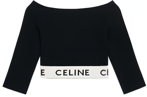 (W) セリーヌ ブラック ロゴ プリント ノースリーブ ラウンドネック トップス. 2A06V372N-38CR Buy (W) セリーヌ ブラック ロゴ プリント ノースリーブ ラウンドネック トップス. 2A06V372N-38CR
