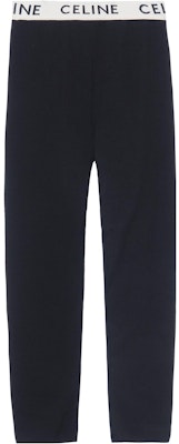 (Women) CELINE Black Straight Leg Logo Waistband Leggings 2A05P372N-38CR Order (Women) CELINE Black Straight Leg Logo Waistband Leggings 2A05P372N-38CR