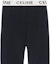 Purchase (Women) CELINE Black Straight Leg Logo Waistband Leggings 2A05P372N-38CR