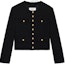 Order (Women) CELINE Black Terry Button-Up Jacket. 2V13G764L-38NO