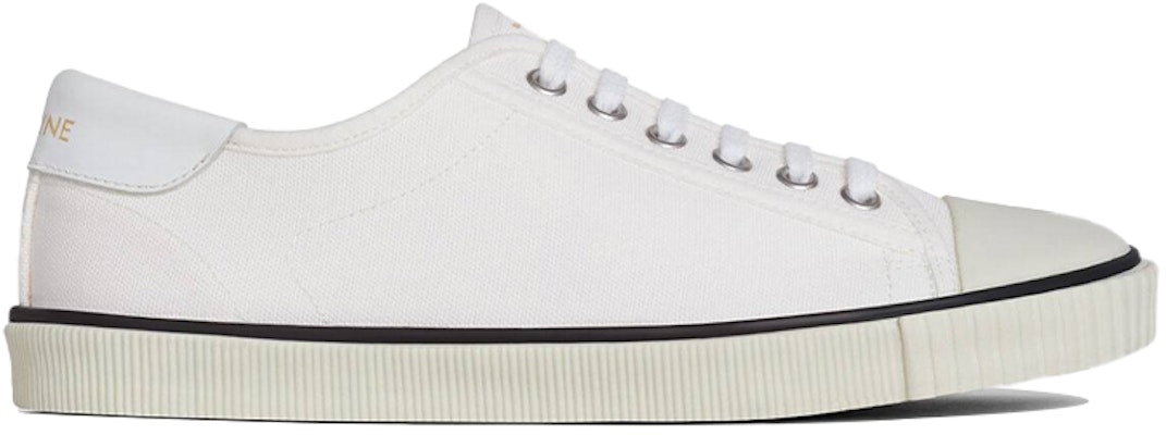 (Women) CELINE Blank Canvas Low Lace Up Sneaker Off White 337812006C.01OW Order (Women) CELINE Blank Canvas Low Lace Up Sneaker Off White 337812006C.01OW