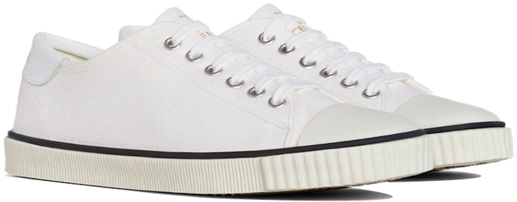 (Women) CELINE Blank Canvas Low Lace Up Sneaker Off White 337812006C.01OW Lookbook (Women) CELINE Blank Canvas Low Lace Up Sneaker Off White 337812006C.01OW